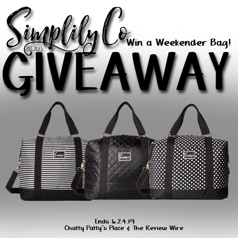 The Review Wire: Simplily Co. Weekender Bag Giveaway. Ends 6.24.19