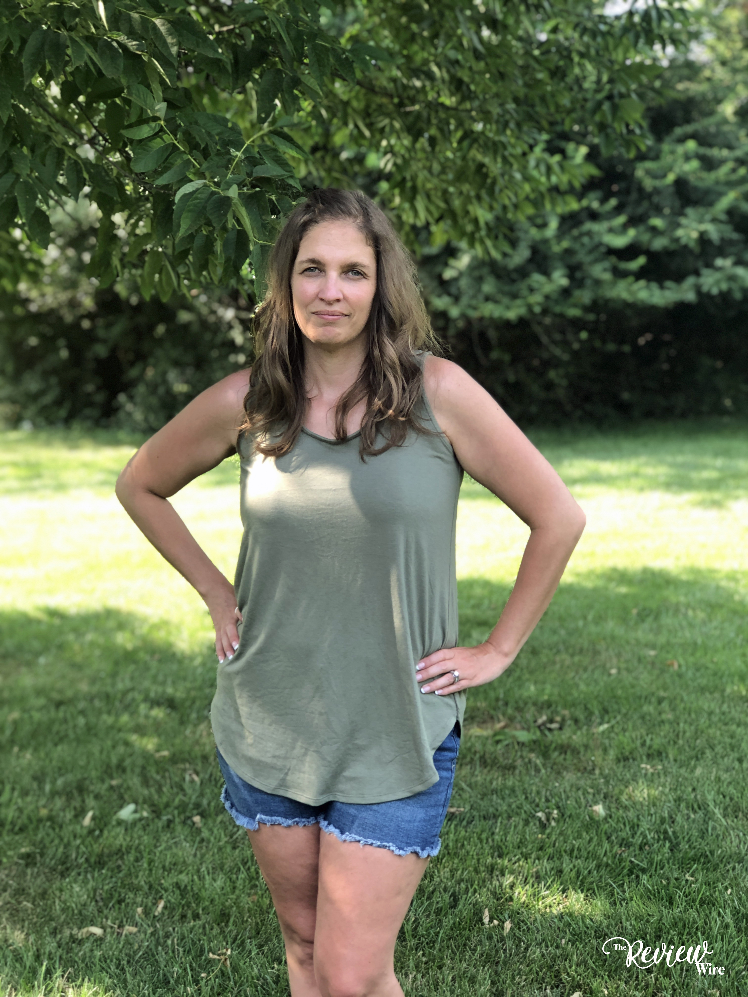 The Review Wire: Nadine West July 2019 Green Tank