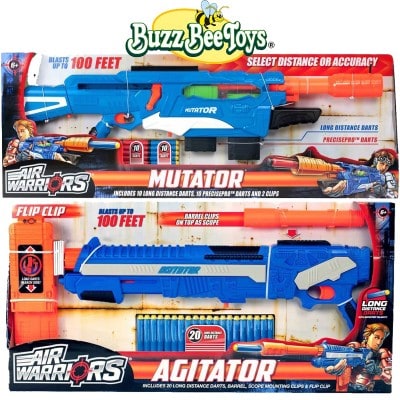 Buzz Bee Toys New Air Warriors Dart Blasters