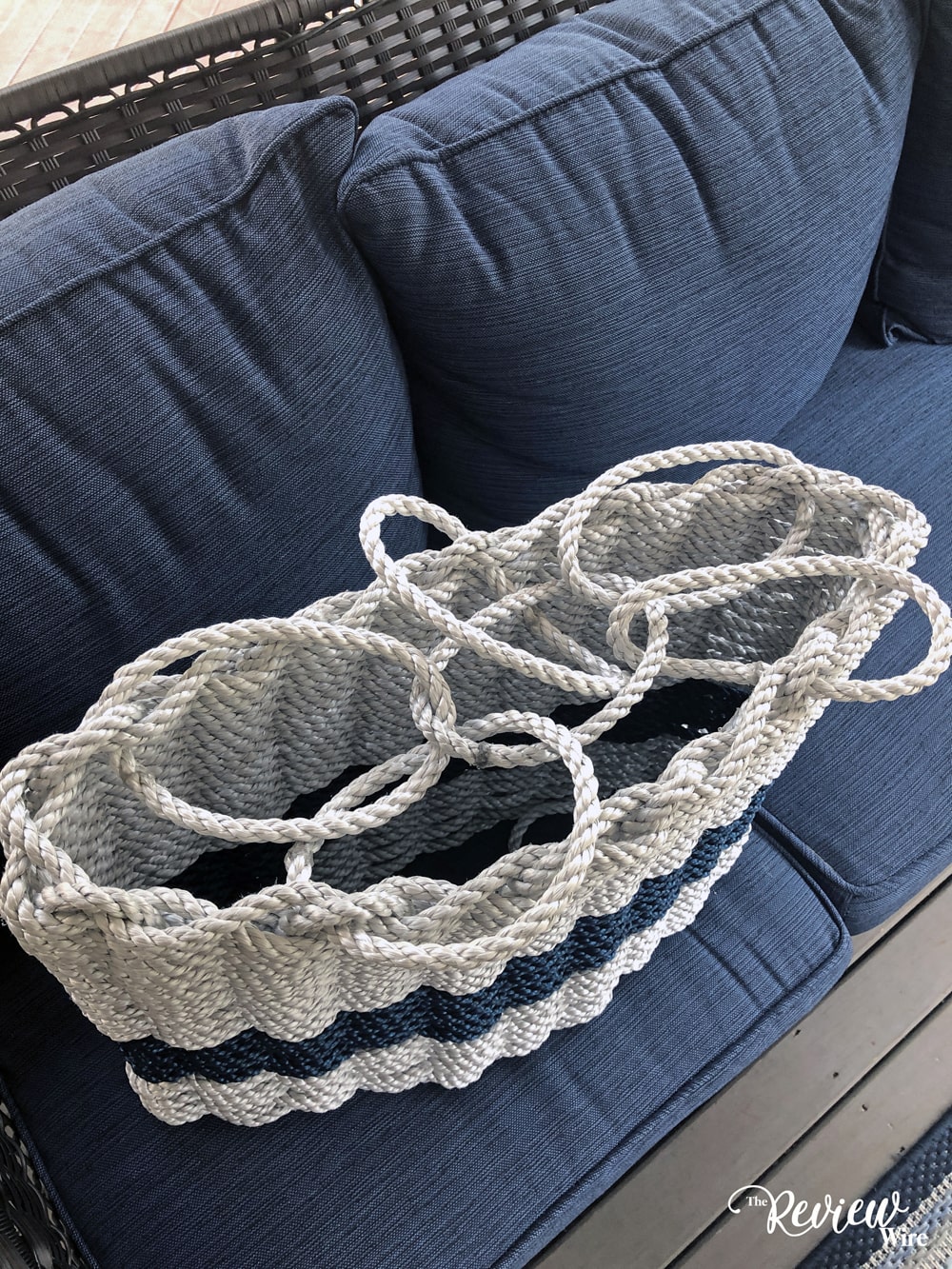The Review Wire: Nautical Rope Basket from The Grommet