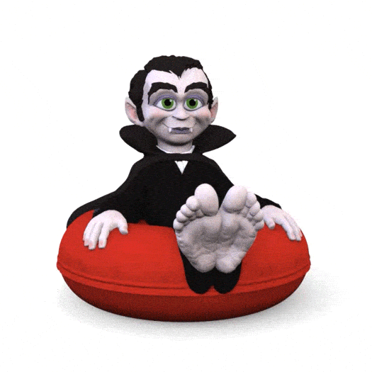Not Another Rubber Ducky: drac-floating bath toy