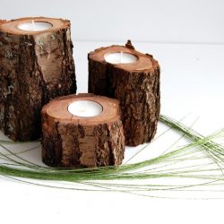 The Review Wire: Make it a Hygge Holiday with these Ideas for a Cozy Christmas - Tree Branch Candle Holders