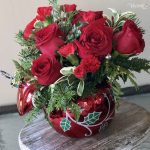 Teleflora's Deck the Holly Ornament Bouquet