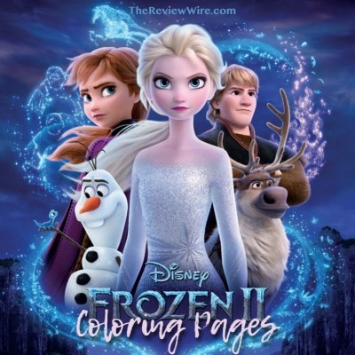 Frozen 2 Coloring Pages + Blu-ray Bonus Features