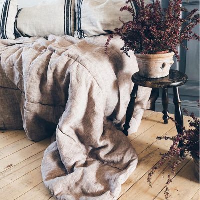 Flax Linen Throw