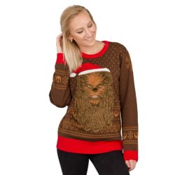 Star Wars Chewbacca Furry Face Ugly Christmas Sweater