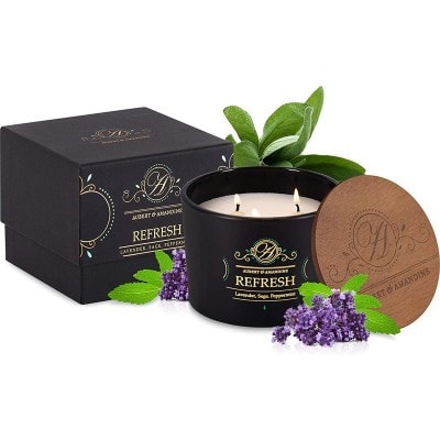 Aubert & Amandine Refresh Lavender Sage Peppermint Candle