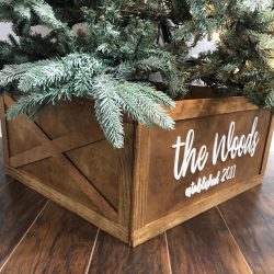 Folding Christmas Tree Box