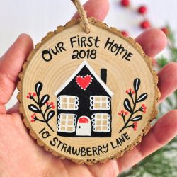 Our First Home Personalized Ornament