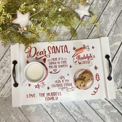 Personalized Santa Tray