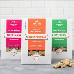 The Review Wire Holiday Gift Guide 2020: Savory Parmesan with Bacon & Rosemary Dog Biscuits