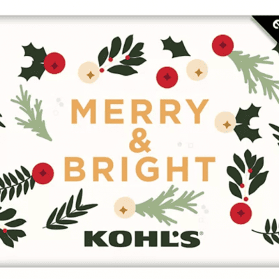 Super Stocking Stuffer Hop: $20 Kohl’s eGift Card Giveaway | CLOSED