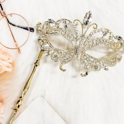 Bridgerton inspired masquerade mask