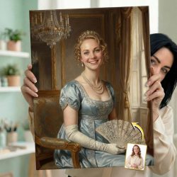 Custom Bridgerton portrait