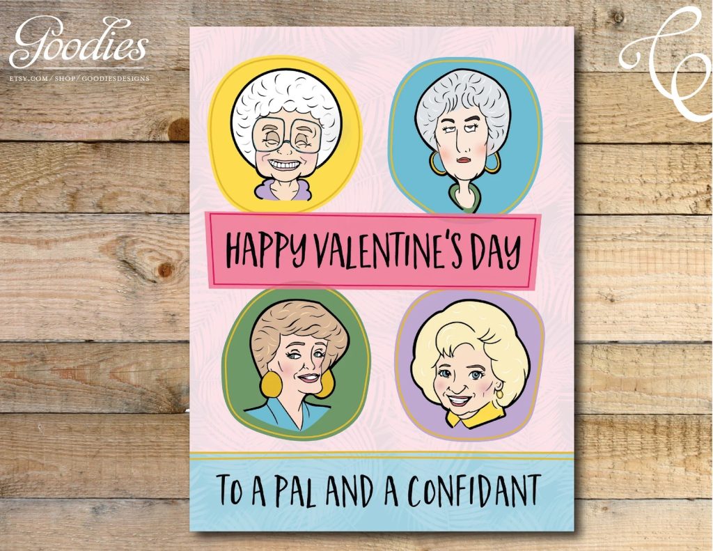 Golden Girls Galentine's Day Card