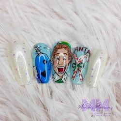 Christmas Elf Nail Art 23 Santa's Elf Press On Nails