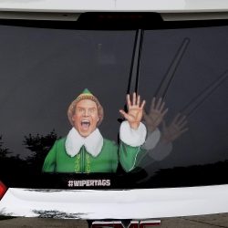 The Review Wire: Unleash Your Inner Elf with these Elf Gift Idea: WiperTags Jolly Elf Waving
