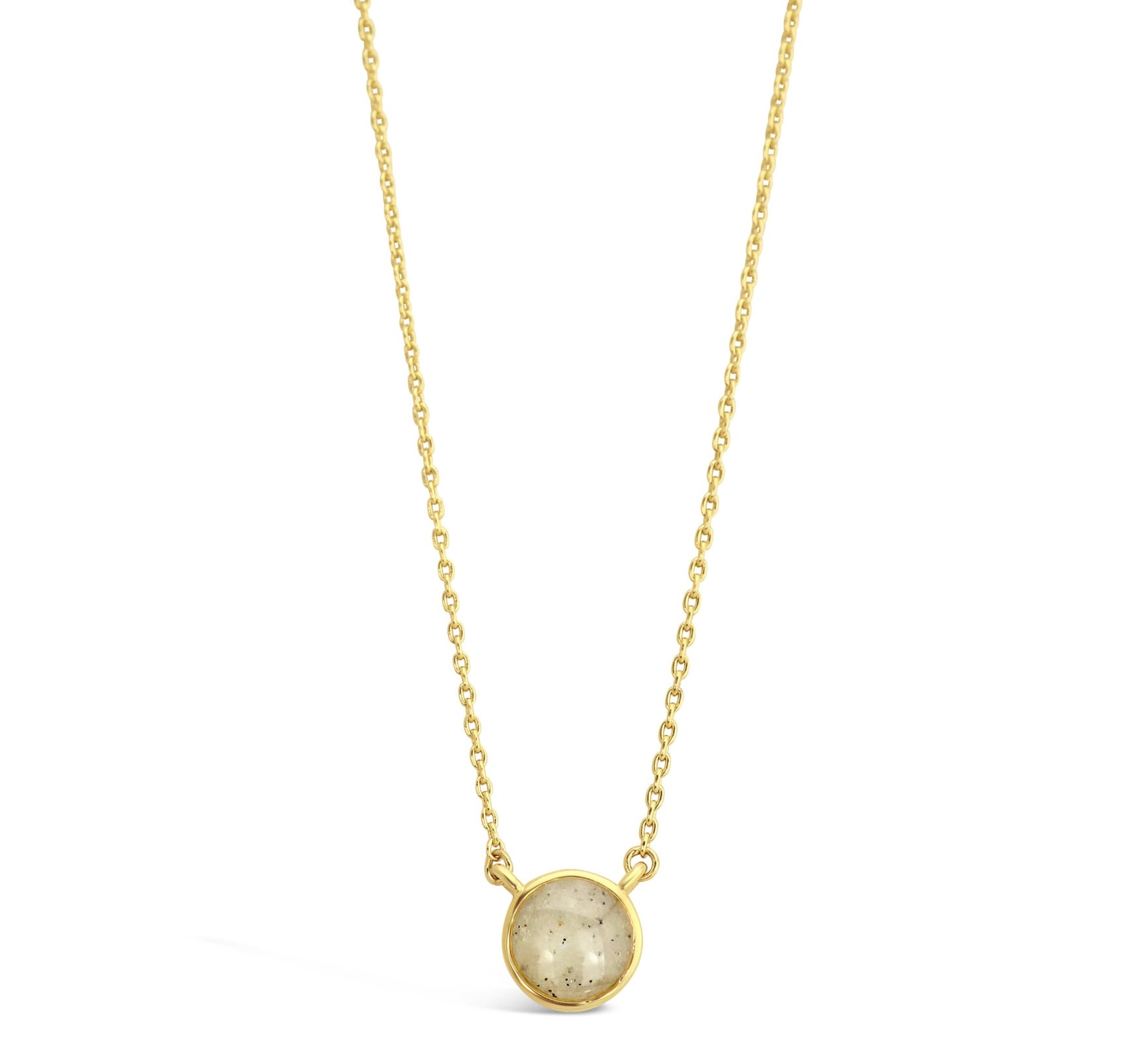 Delicate Dune Round Necklace