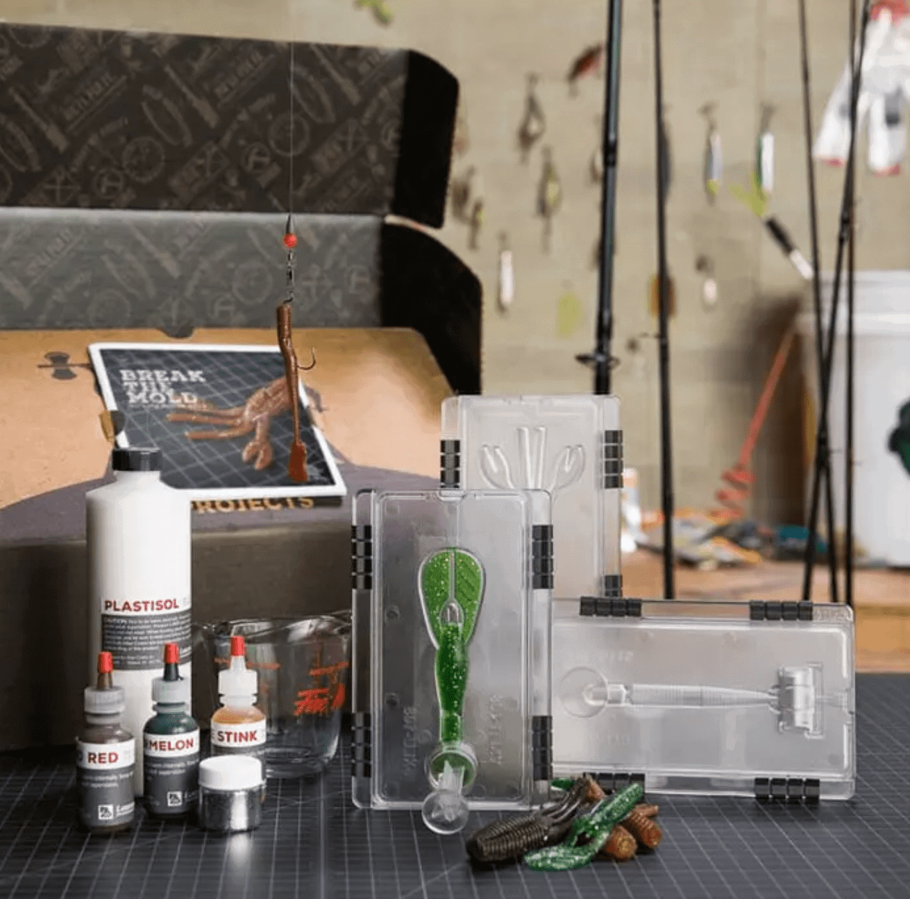 Man Crates Gifts for Dad: Lure Making Kit