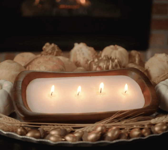 Lightscapes Candle Cranberry Scone Dough Bowl