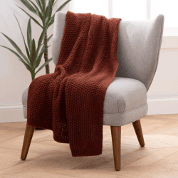 Standard Textile Home Terracotta Knit Throw