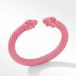 DY x BCRF Renaissance Bracelet in Pink Aluminum