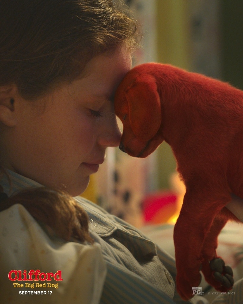 Darby Camp stars in CLIFFORD THE BIG RED DOG