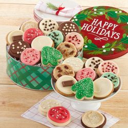 Cheryl's Cookies Grand Traditions Happy Holidays Gift Tin