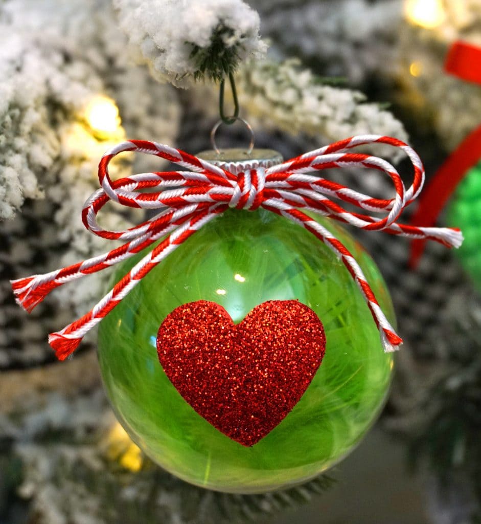 Happiness is Homemade - Grinch Ornament