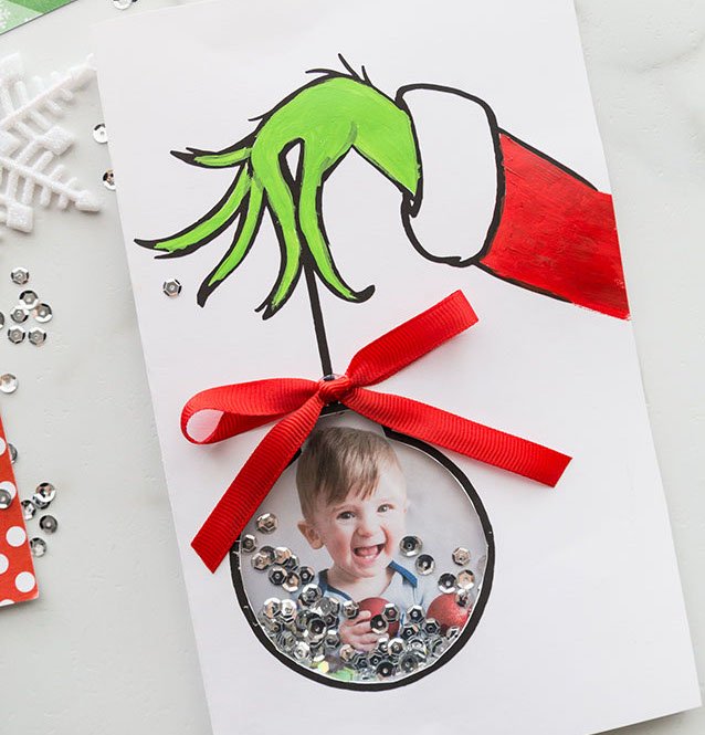 The Best Ideas for Kids - Grinch Card Homemade