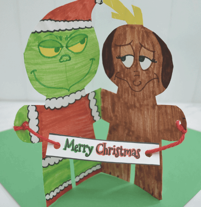 The Grinch and Max Plate Craft - Gingerbread House