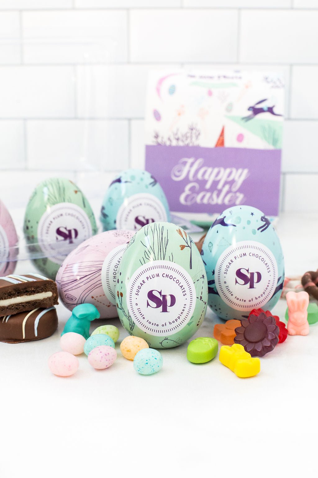 Sugar Plum Gourmet Easter Egg Hunt Set Candy Assortment