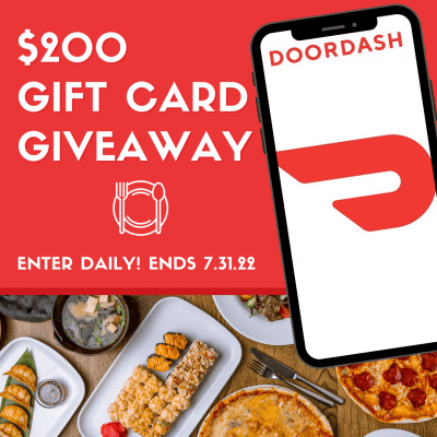 $200 DoorDash eGift Card Giveaway | OVER