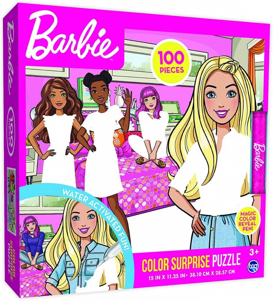 Barbie Color Surprise 100 Piece Magic Water Reveal Puzzle