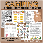 Camping Activity Pages