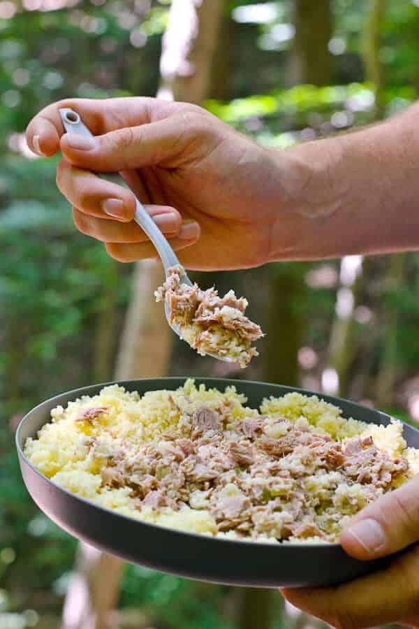 Champagne Tastes Tuna Couscous Bowl (Backpacking Meal)