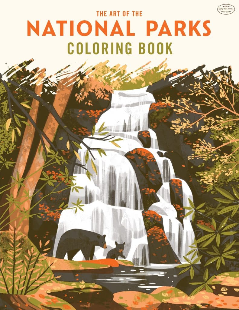The Art of the National Parks: Coloring Book