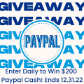 $200 Paypal Giveaway