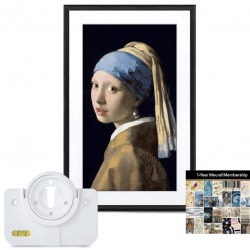 Meural Canvas II 27 Digital Frame + FREE Swivel Mount & Membership