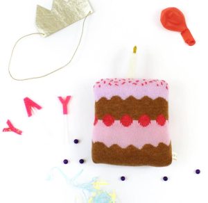 Handmade Birthday Cake Pillow