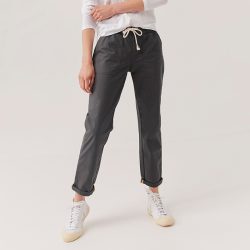 Pact Woven Twill Roll Up Pant