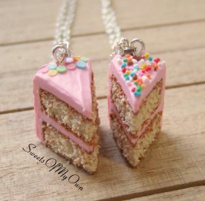 Pink Cake Necklace
