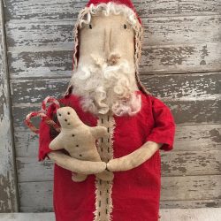 Primitive 15" Stump Santa Doll