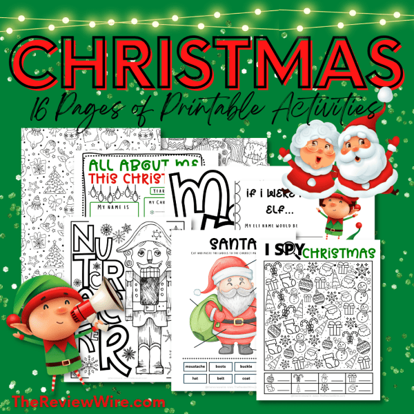 The Review Wire: 16 Printable Christmas Activity Pages