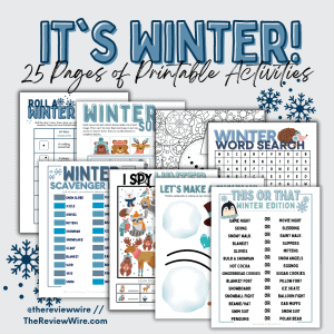 The Review Wire It's Winter 25 Printable Activity Pages