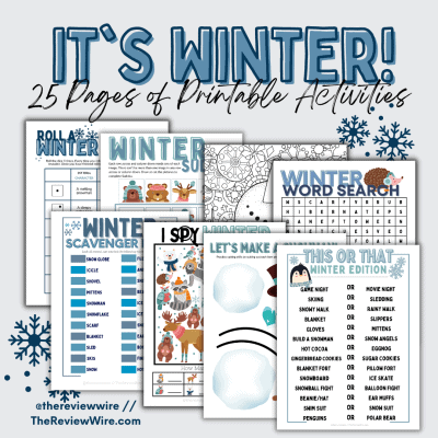 It’s Winter Printable Activity Pages