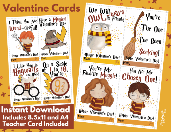 The Review Wire Wizard Valentine Cards