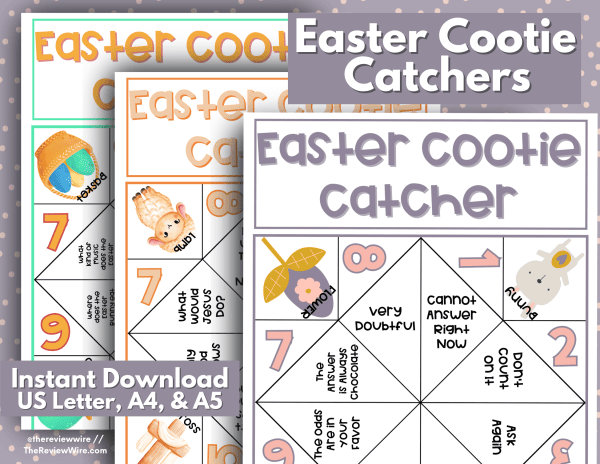 The Review Wire Cootie Catcher Cover