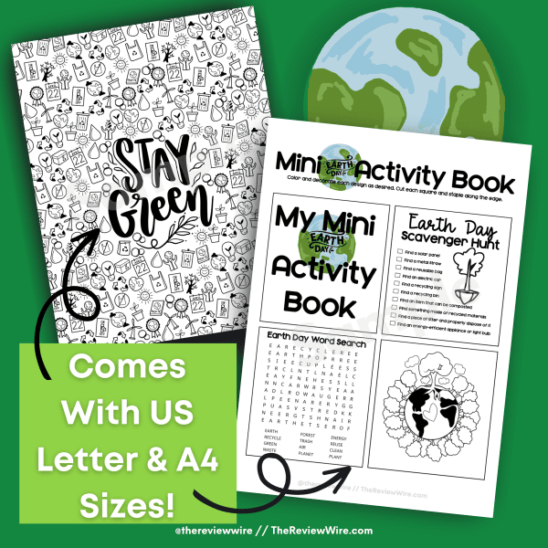 The Review Wire Earth Day Mini Activity Book