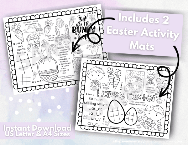 The Review Wire Easter Activity Mat Cover